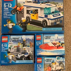 Lego City Prisoner Transport +  (3) other sets